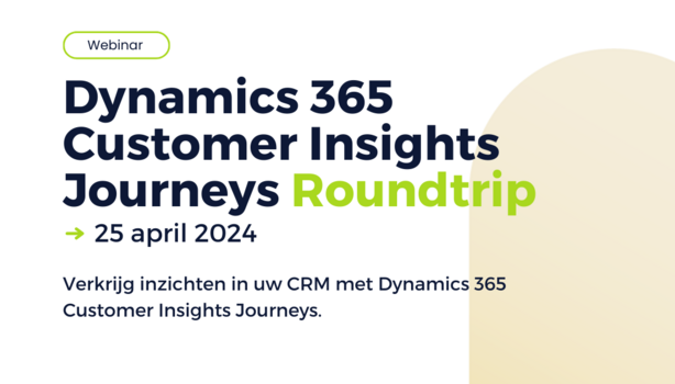 Webinar Dynamics 365 Customer Insights Journeys Roundtrip | Infront